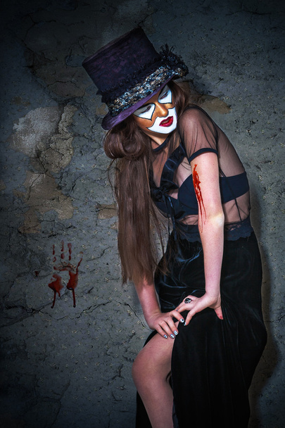 portrét děsivé monstrum klaun - Fotografie, Obrázek