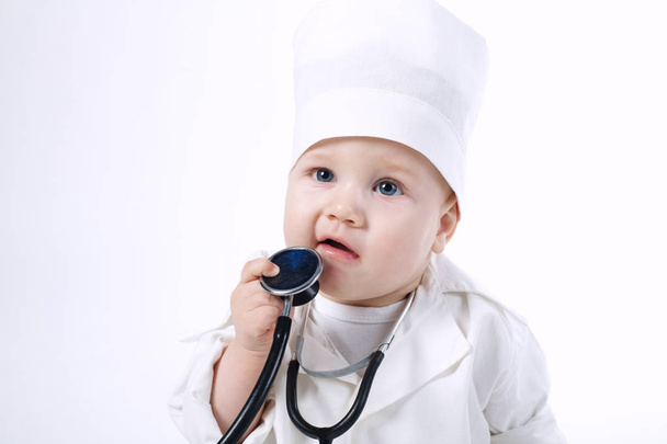 cute little boy playing doctor - Fotografie, Obrázek
