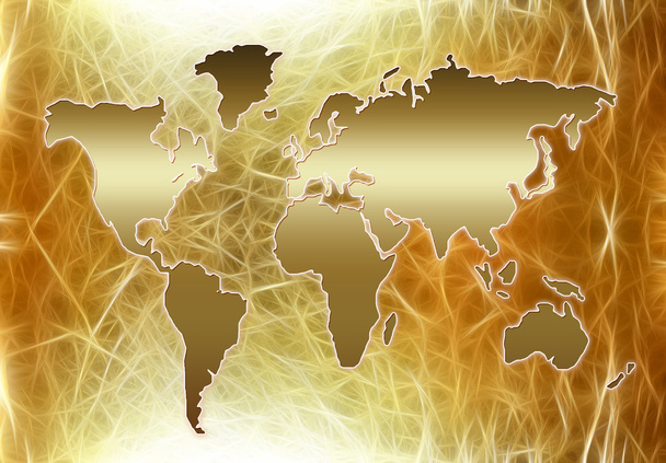 silueta del mapa del mundo - Foto, imagen