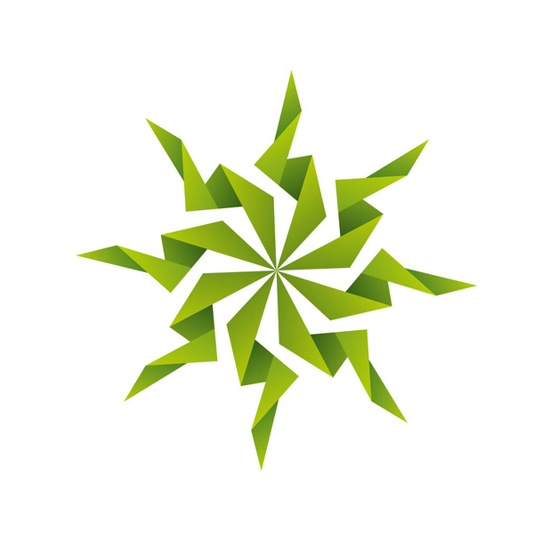 Logotipo abstracto del vector
 - Vector, Imagen