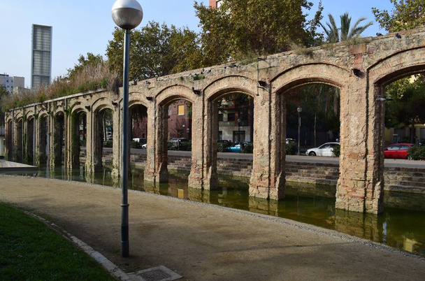 Acueductos parque del Clot - Photo, Image