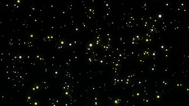 Night sky sparkling stars animation - Footage, Video