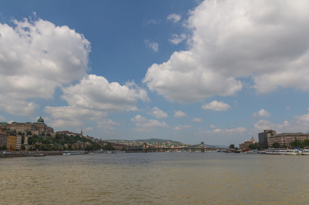 Budapest city panorama with the river Danube - Foto, Imagem