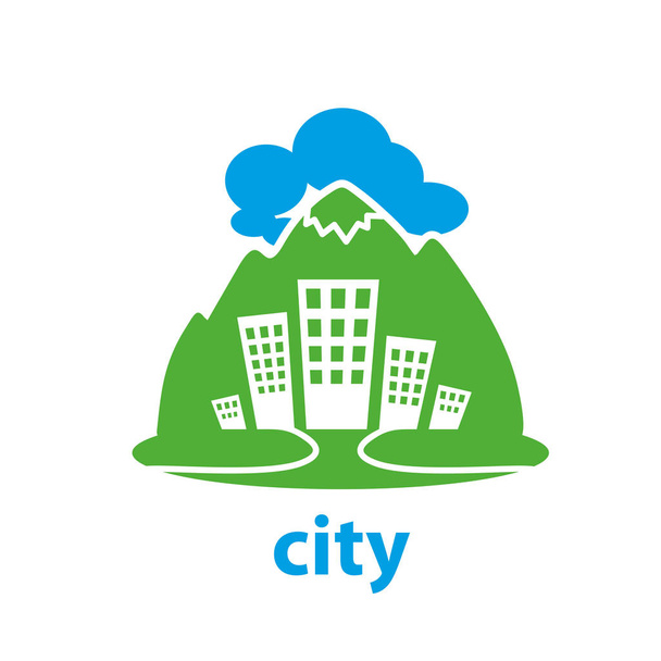 wektor logo miasta - Wektor, obraz