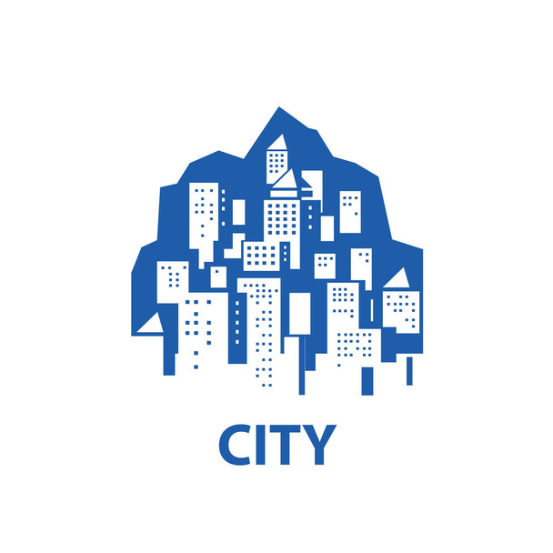 vektorové logo města - Vektor, obrázek