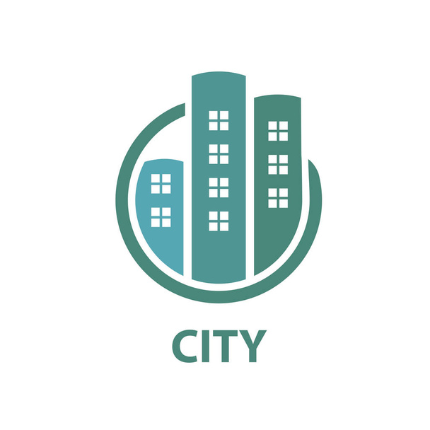 vektör logo şehir - Vektör, Görsel