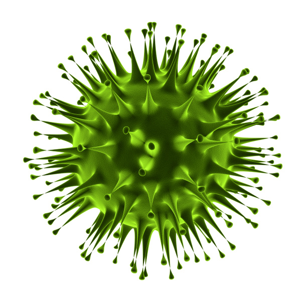 Primer plano del virus bajo el microscopio
 - Foto, imagen