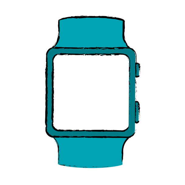 Smartwatch digitales Zubehör Symbolbild - Vektor, Bild