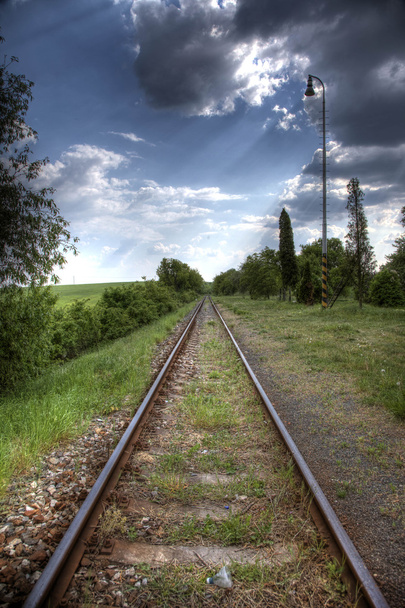 Vasúti síneket, a természetben - Fotó, kép