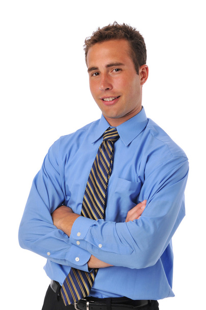 Businessman wearing tie - Foto, afbeelding