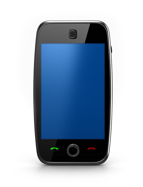 Touchphone isolado em branco
 - Foto, Imagem