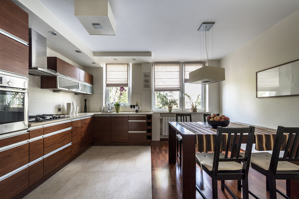 Interior of modern kitchen - Foto, imagen