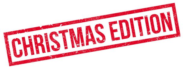 Christmas Edition rubber stamp - Vettoriali, immagini