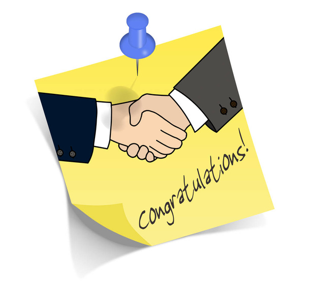 A Congratulations handshake - Photo, Image