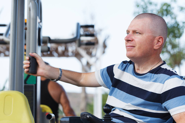 Behinderter Männersport - Foto, Bild