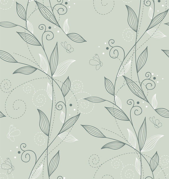 Vector illustration of Floral seamless pattern - Vector, Image