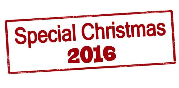 Special Christmas  stamp - Vector, Image