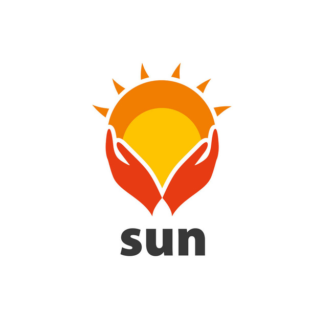 Wektor logo słońce - Wektor, obraz