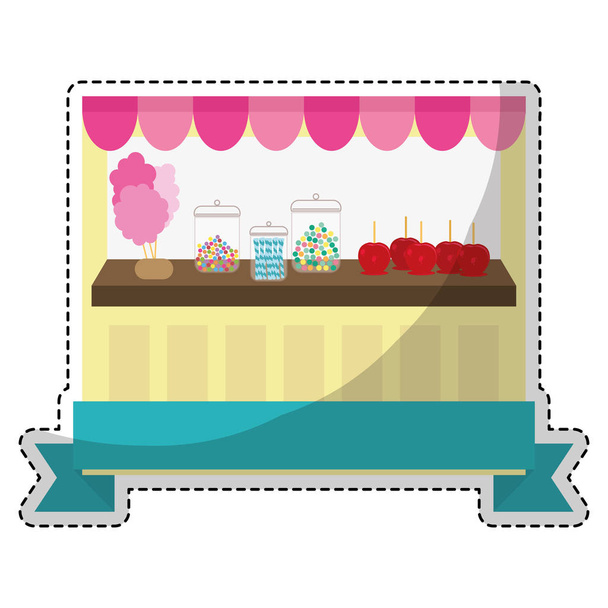 значок магазина конфет
 - Вектор,изображение