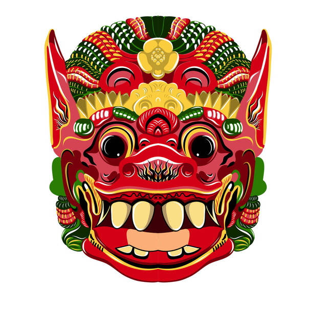 Todsakan face which is the demon king in Thai Khon. Vector - Vektori, kuva