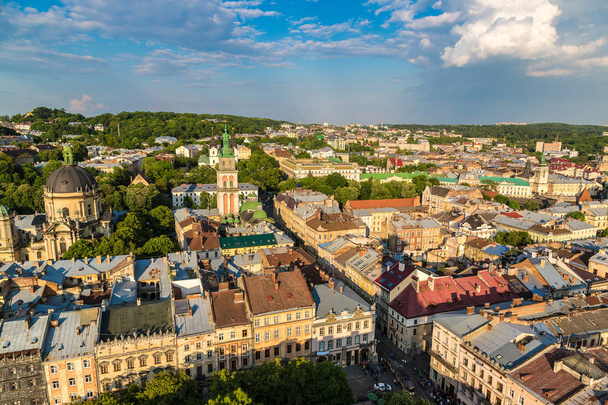 Lviv in summer day - Zdjęcie, obraz