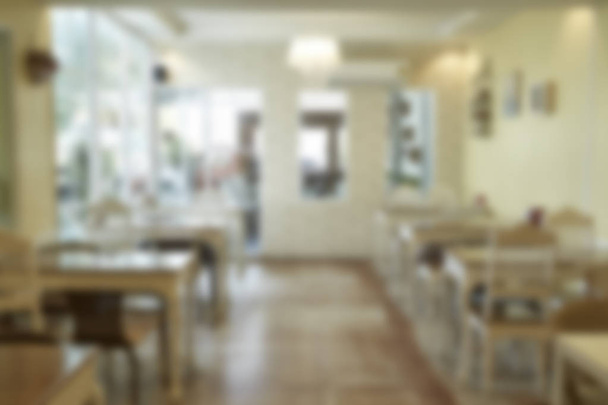 Αφηρημένο θαμπάδα όμορφο πολυτελές εσωτερικό εστιατόριο για φόντο - Φωτογραφία, εικόνα