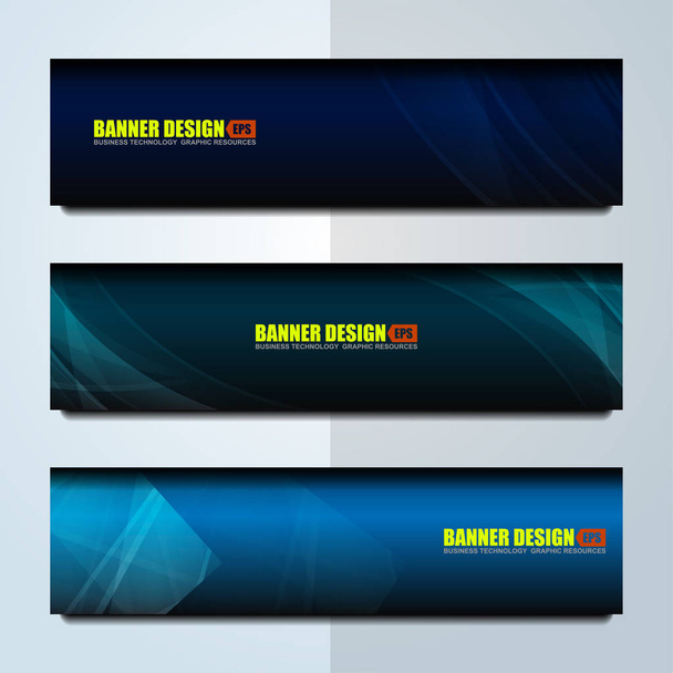 web banner template - Vector, Image