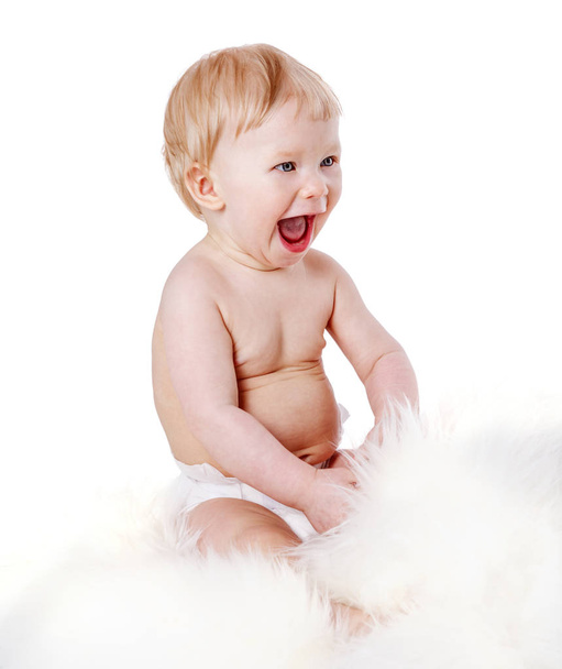 Baby Boy laugh - Foto, immagini