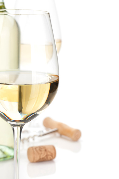 bílé víno detail - Fotografie, Obrázek