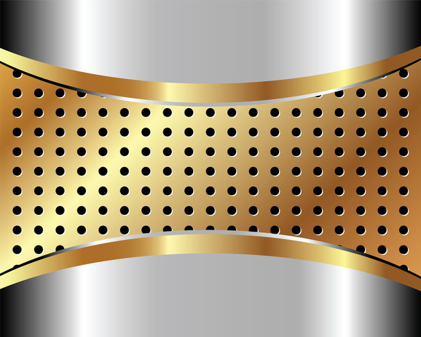 Background with metal grid 3 - Vector, Imagen