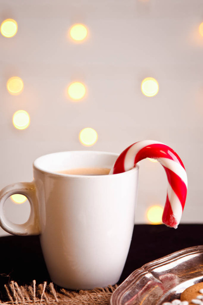 Cup of marshmallows and candy - Φωτογραφία, εικόνα