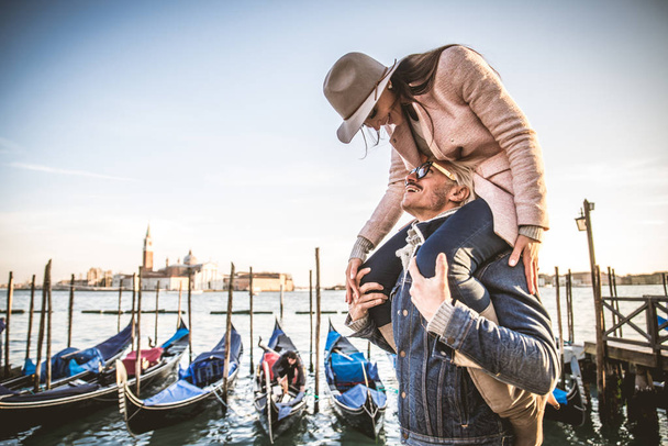 Couple in Venice - Фото, изображение