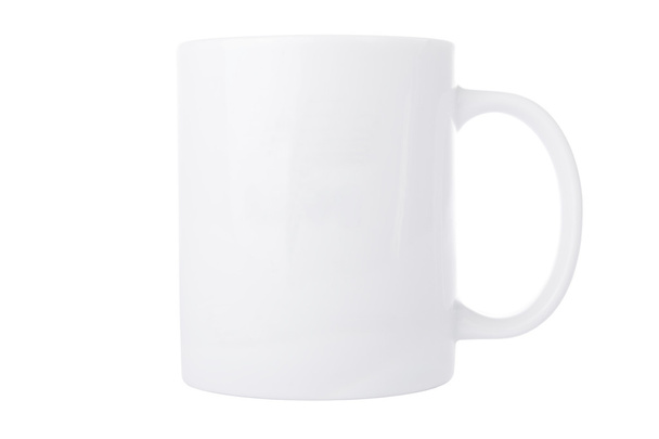White mug isolated on white background - Photo, Image