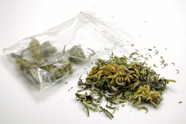 Tas van marihuana - Foto, afbeelding