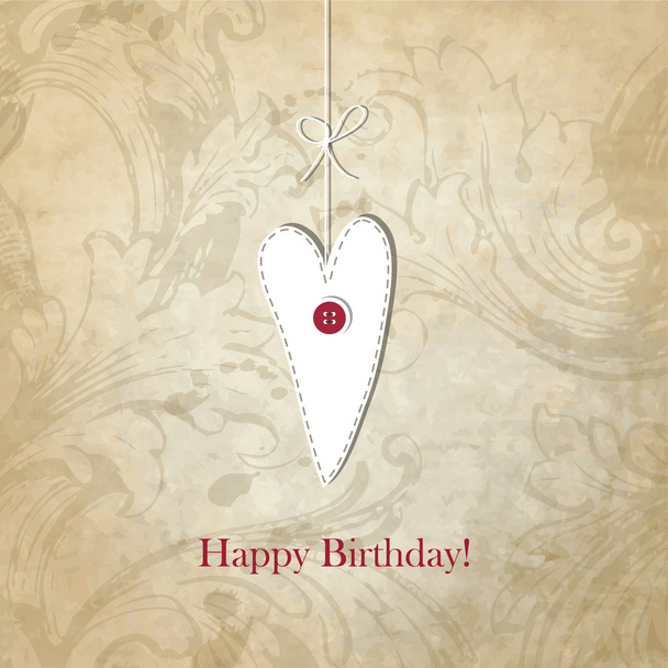 Birthday card - Vector, Imagen