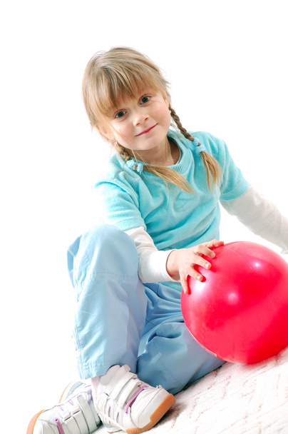 Active kid with a ball - Фото, зображення