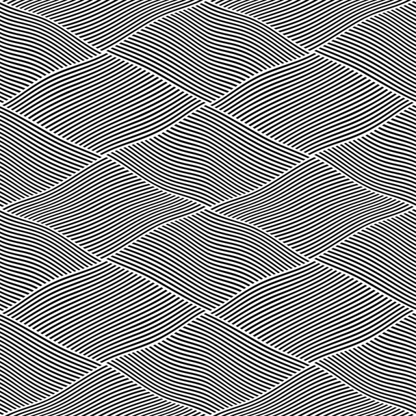 Modèle de lignes ondulées sans couture
.  - Vecteur, image