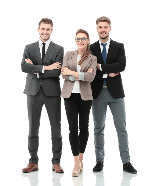 Successful business people looking happy and confident - Фото, зображення