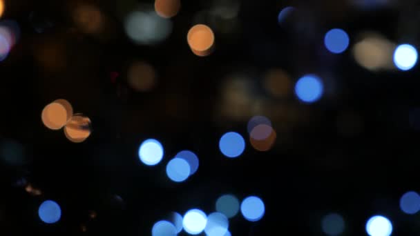 Illuminazione di Natale bagliore, bokeh
 - Filmati, video