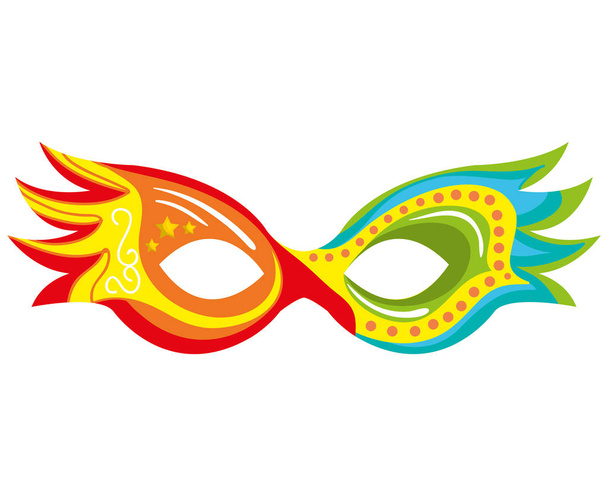 マスクのカーニバルのお祝いのアイコン - ベクター画像