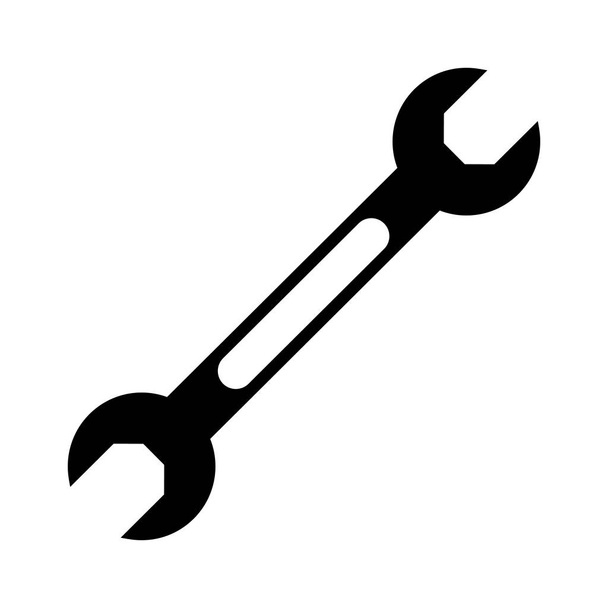 Isolated wrench design - Vector, Image