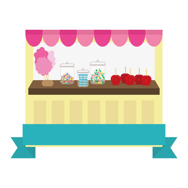 candy store icon image - Vector, imagen