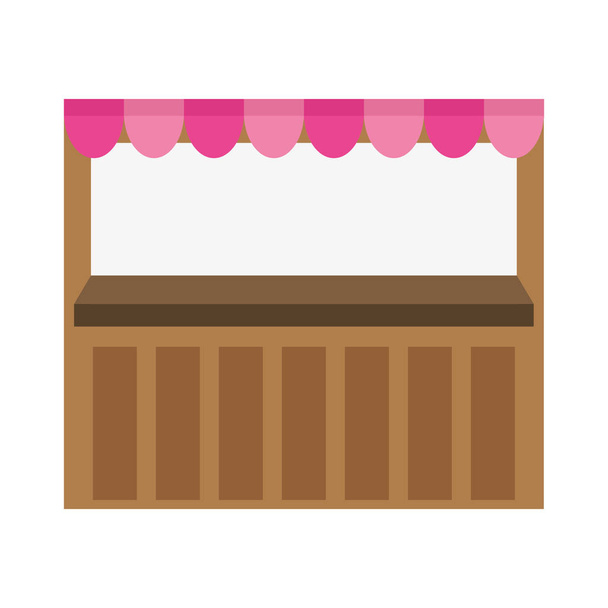 store stand icon image - Vector, Image