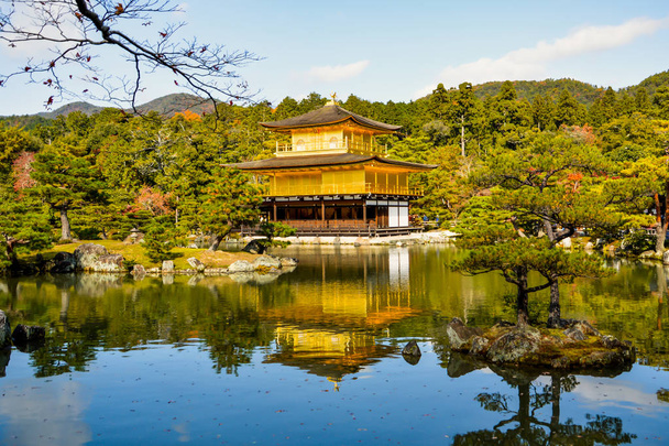 Kinkaku-ji Golden Pavilion Temple - Fotó, kép