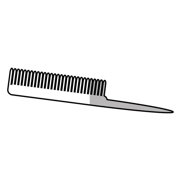 Isolated hair comb design - Vecteur, image