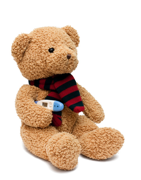 Sick teddy bear - Zdjęcie, obraz