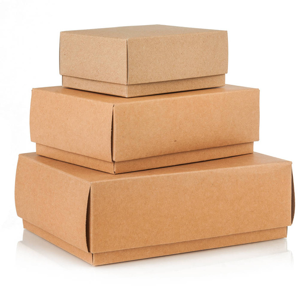 Boxes isolated background - Foto, afbeelding