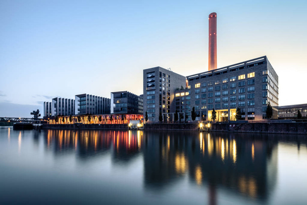 distrito industrial de Frankfurt
 - Foto, Imagem