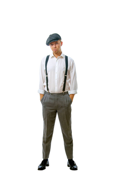 young man wearing a cap - Valokuva, kuva