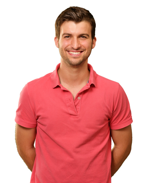 Portrait of young man smiling - Photo, Image